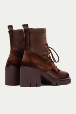 Botins curto com cadarço e sola de corrida em Zurique