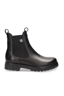 Botins de pele com forro de pele