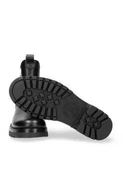 Botins de pele com forro de pele