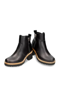 Botins de pele com forro de pele