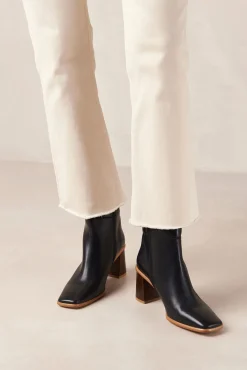 Botins de pele West Vintage