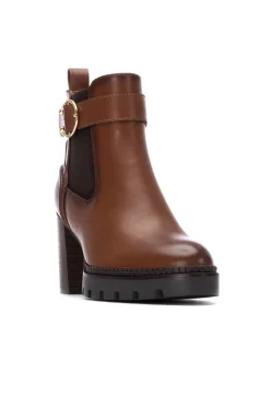 Botins de salto estilo Chelsea