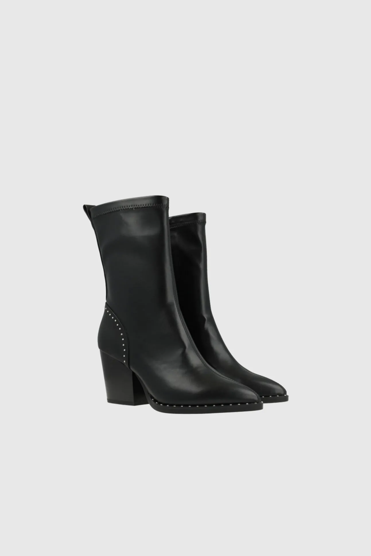 Botins de salto estilo cowboy