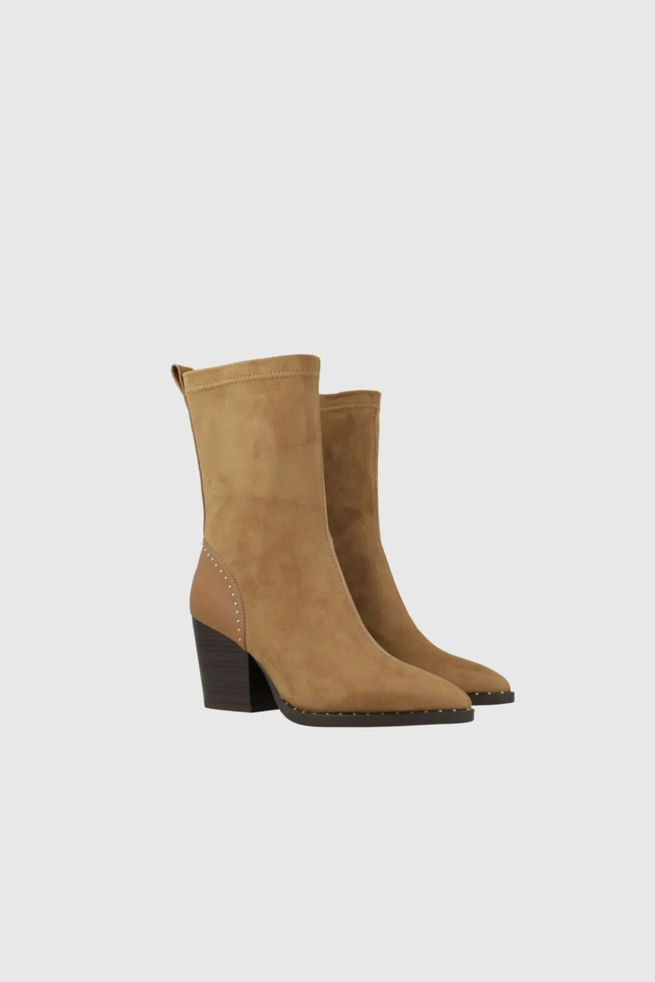 Botins de salto estilo cowboy