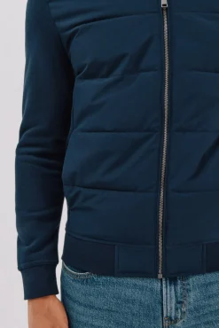 -Regular fit-Fleece fabric combined with technical fabric-Front zip fastening, bomber neck and side pockets-By buying our cotton products, you're supporting our investment in the Better Cotton initiative. This product has been sourced using