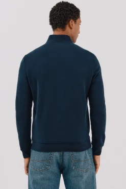 -Regular fit-Fleece fabric combined with technical fabric-Front zip fastening, bomber neck and side pockets-By buying our cotton products, you're supporting our investment in the Better Cotton initiative. This product has been sourced using