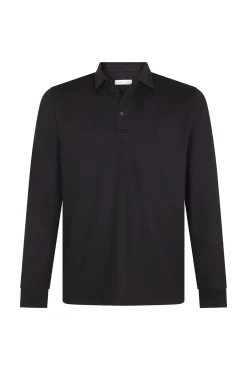 -Regular fit-Piqué fabric-Long sleeve, placket with buttons and embroidered logo on the chest-Shirt cuffs with button-By buying our cotton products, you're supporting our investment in the Better Cotton initiative. This product has bee