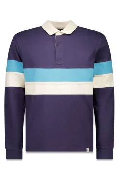 -Regular fit-Single jersey fabric-Contrasting white neck, contrasting colour blocks and button placket-By buying our cotton products, you're supporting our investment in the Better Cotton initiative. This product has been sourced using a ma