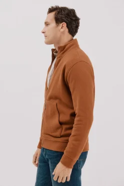 -Regular fit-Structured fleece fabric-Front zip fastening and kangaroo pockets-By buying our cotton products, you're supporting our investment in the Better Cotton Initiative. This product is sourced via a system of mass balance and therefo