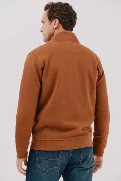 -Regular fit-Structured fleece fabric-Front zip fastening and kangaroo pockets-By buying our cotton products, you're supporting our investment in the Better Cotton Initiative. This product is sourced via a system of mass balance and therefo