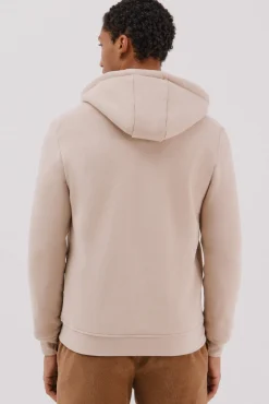 -Regular fit-Sweatshirt fabric combined with technical fabric-Front zip fastening, hood and side pockets-By purchasing our cotton products, you are supporting our investment in the Better Cotton initiative. This product has been obtained th