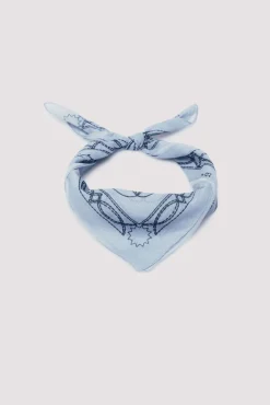 Cachecol bandana estilo cowboy com estampa de cavalo