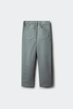 Calça amarela slim fit de 5 bolsos para meninos