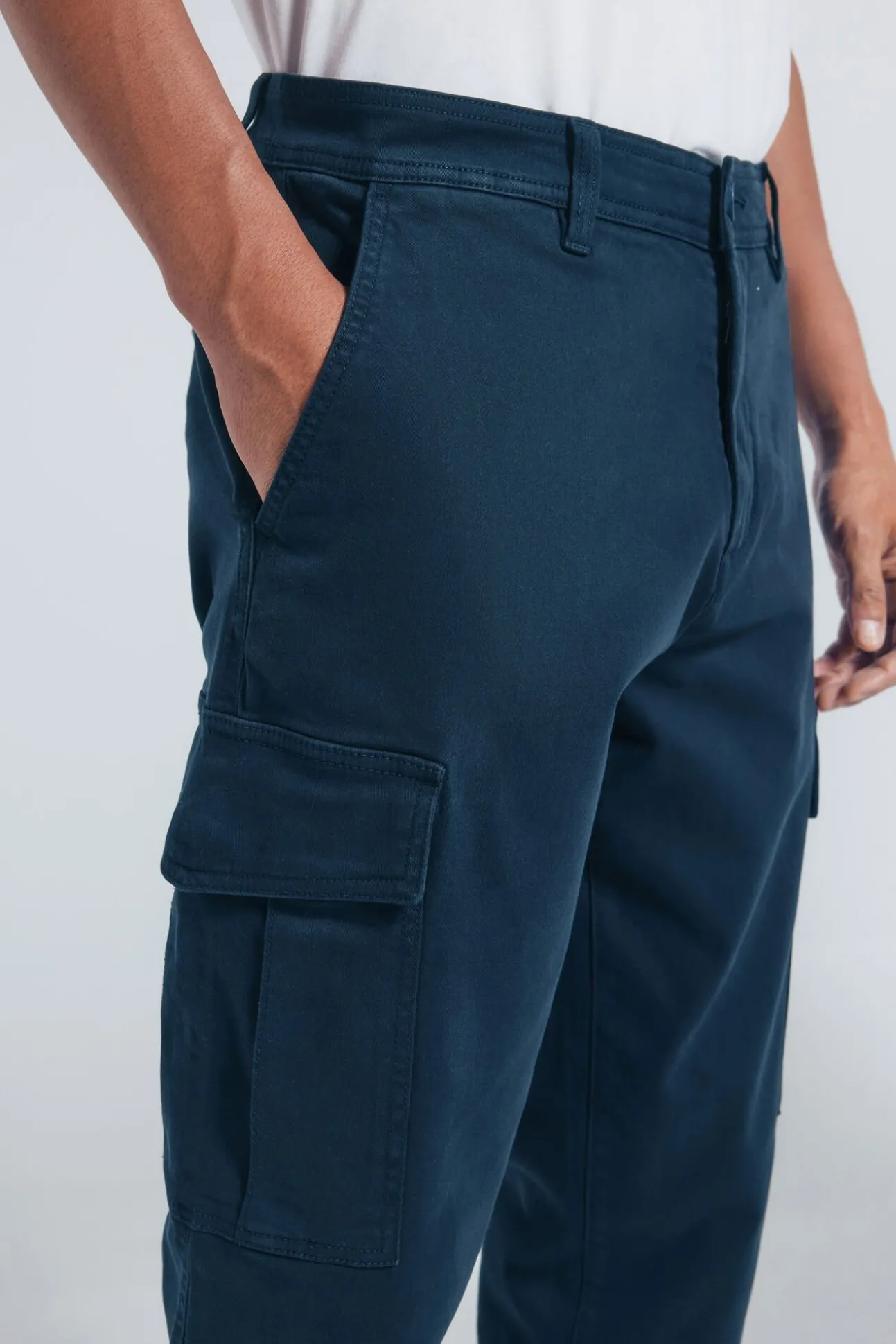 Calça calça casual slim fit