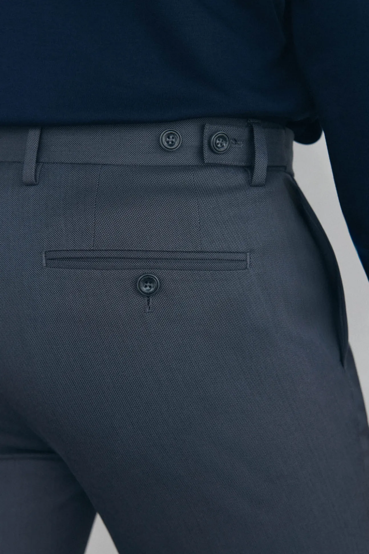 Calça calças chino com estampa slim fit