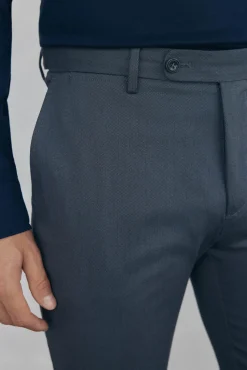 Calça calças chino com estampa slim fit