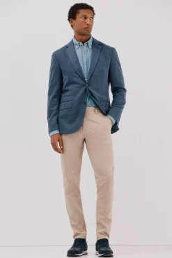 Calça calças chino com estampa slim fit