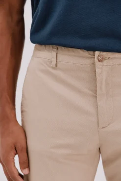 Calça calças chino com estampa slim fit