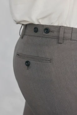 Calça calças chino com estampa slim fit