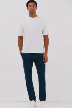 Calça calças chino com estampa slim fit