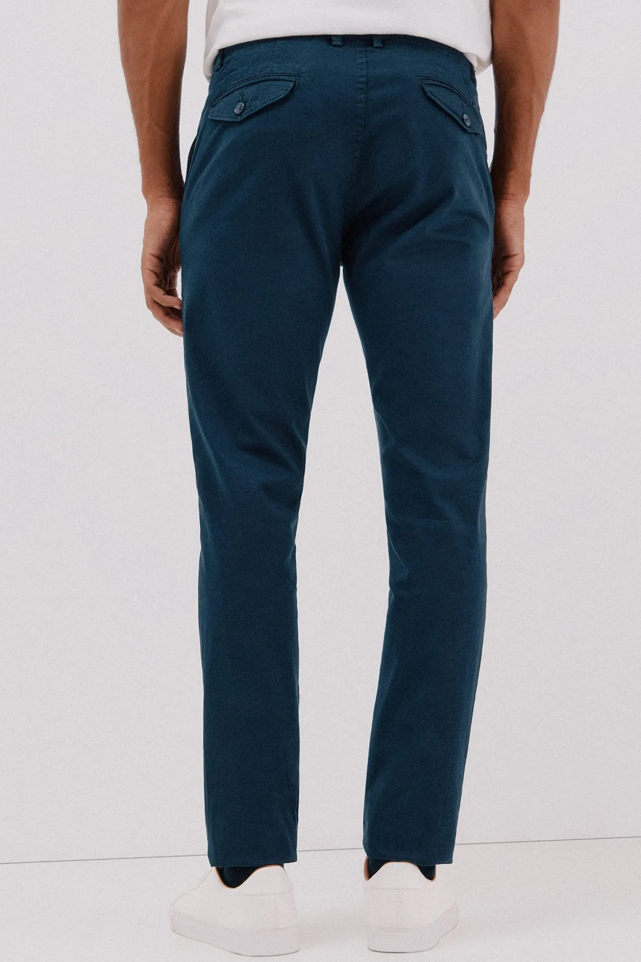 Calça calças chino com estampa slim fit