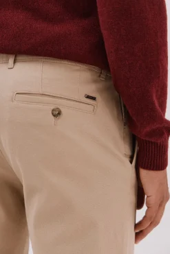 Calça calças chino com estampa slim fit