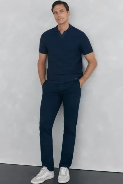 Calça calças chino com estampa slim fit