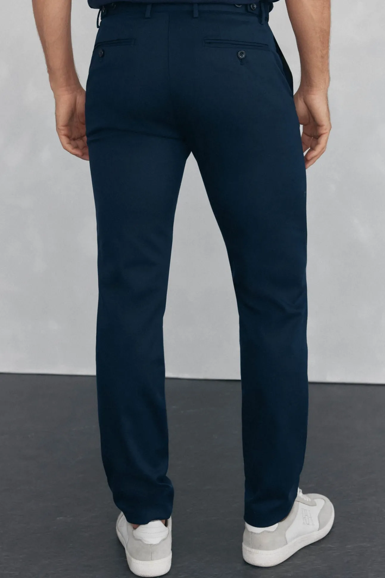 Calça calças chino com estampa slim fit