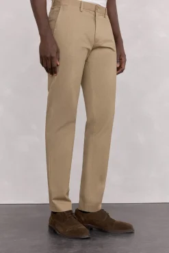Calça calças chino com estampa slim fit