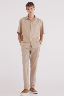 Calça calças chino slim fit confortável