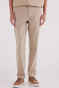 Calça calças chino slim fit confortável