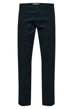 Calça calças chino slim fit feita de algodão orgânico