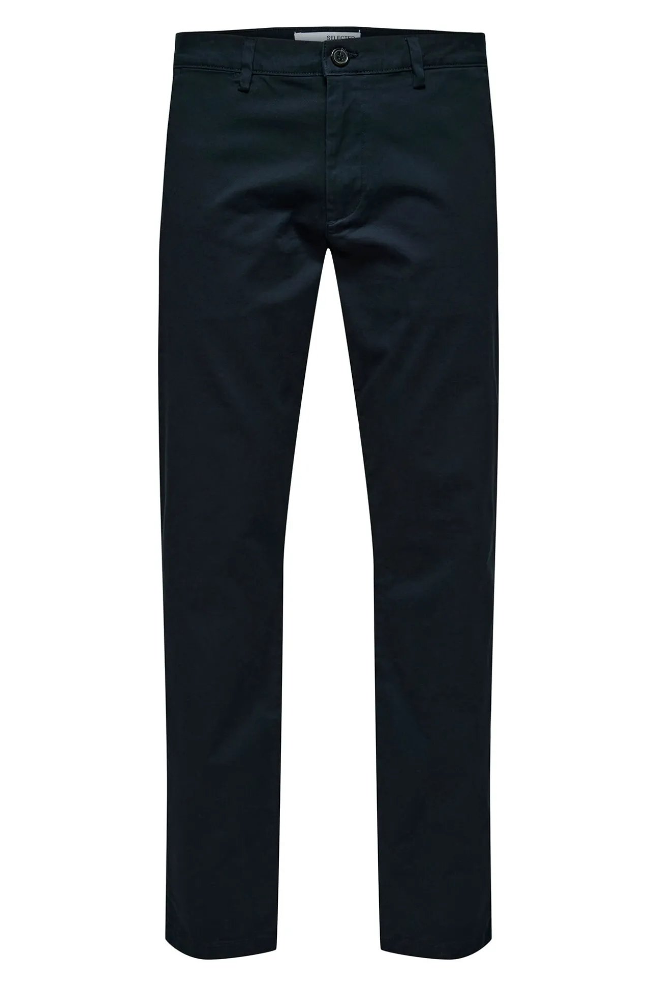 Calça calças chino slim fit feita de algodão orgânico
