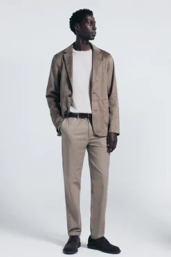Calça calças chino slim fit confortável