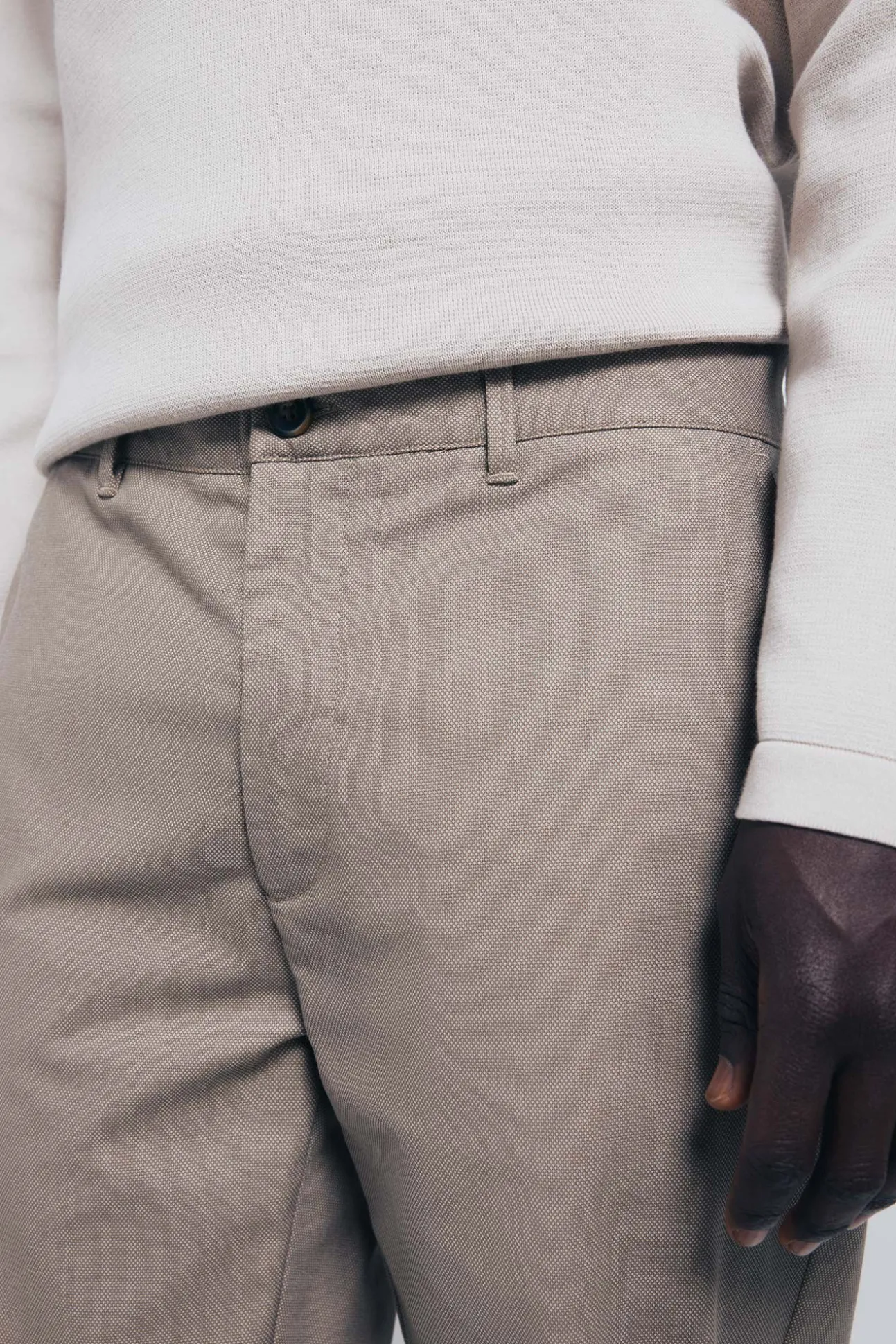 Calça calças chino slim fit confortável