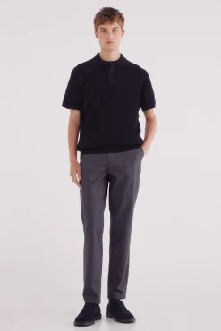 Calça calças chino slim fit confortável
