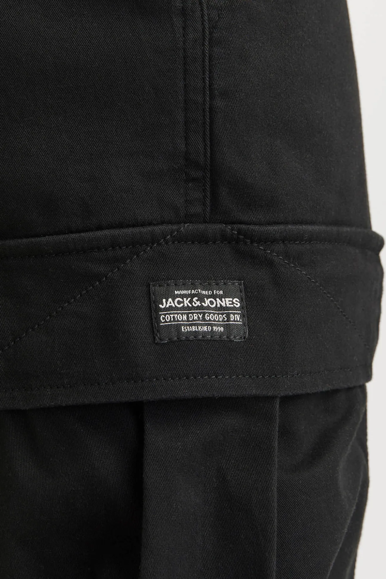Calça cargo com ajuste relaxado