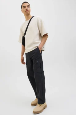 Calça cargo com ajuste relaxado