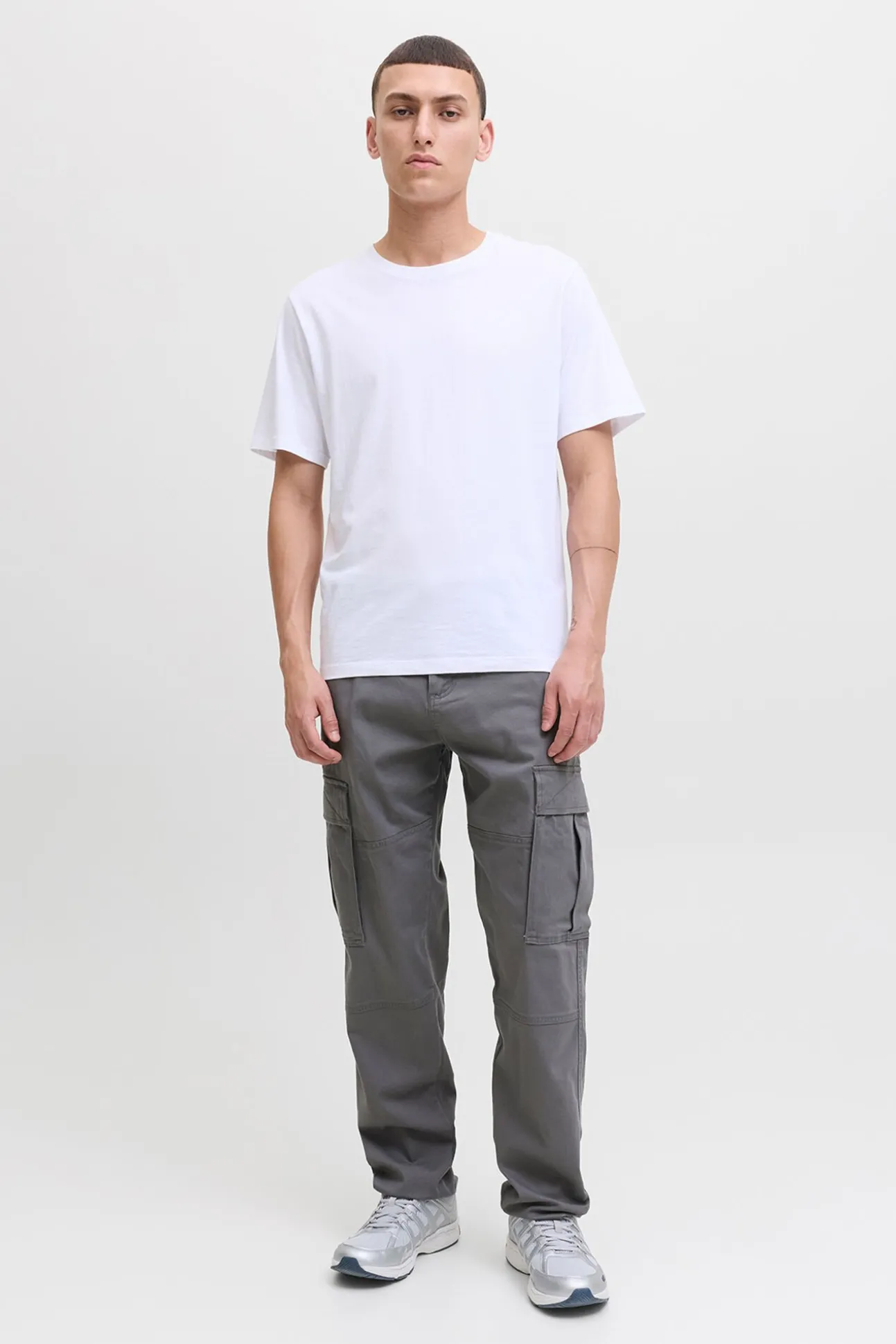 Calça cargo com ajuste relaxado