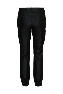 Calça cargo encerada