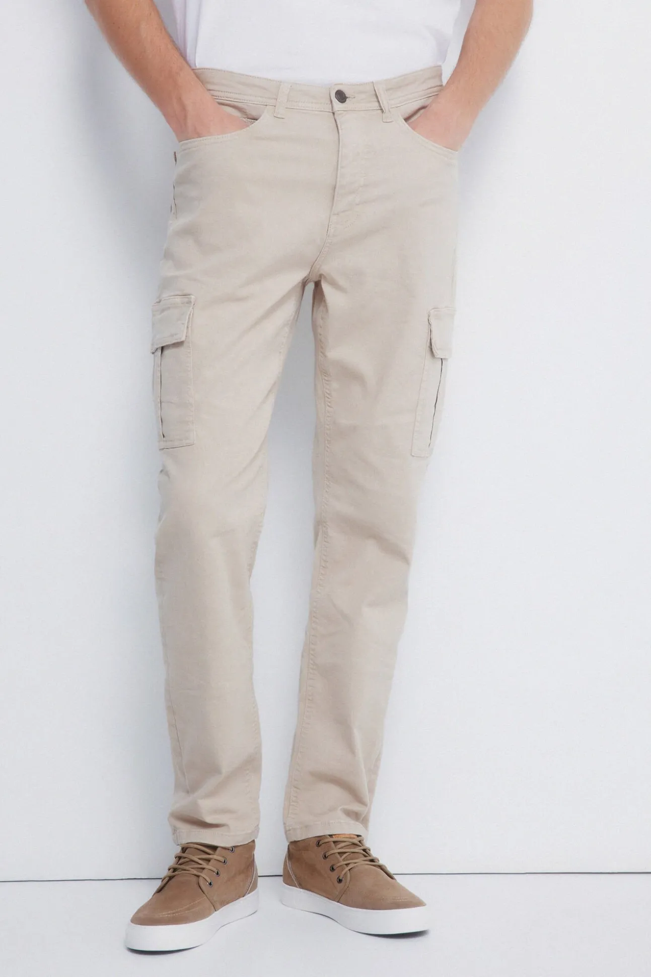 Calça cargo slim fit calça