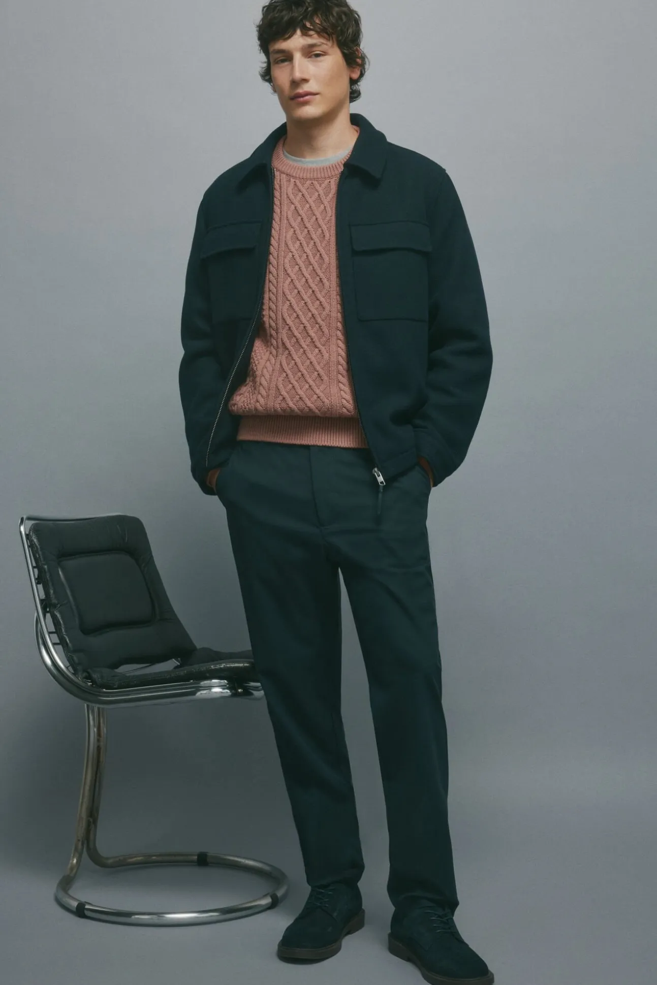 Calça chino jogger com caimento confortável