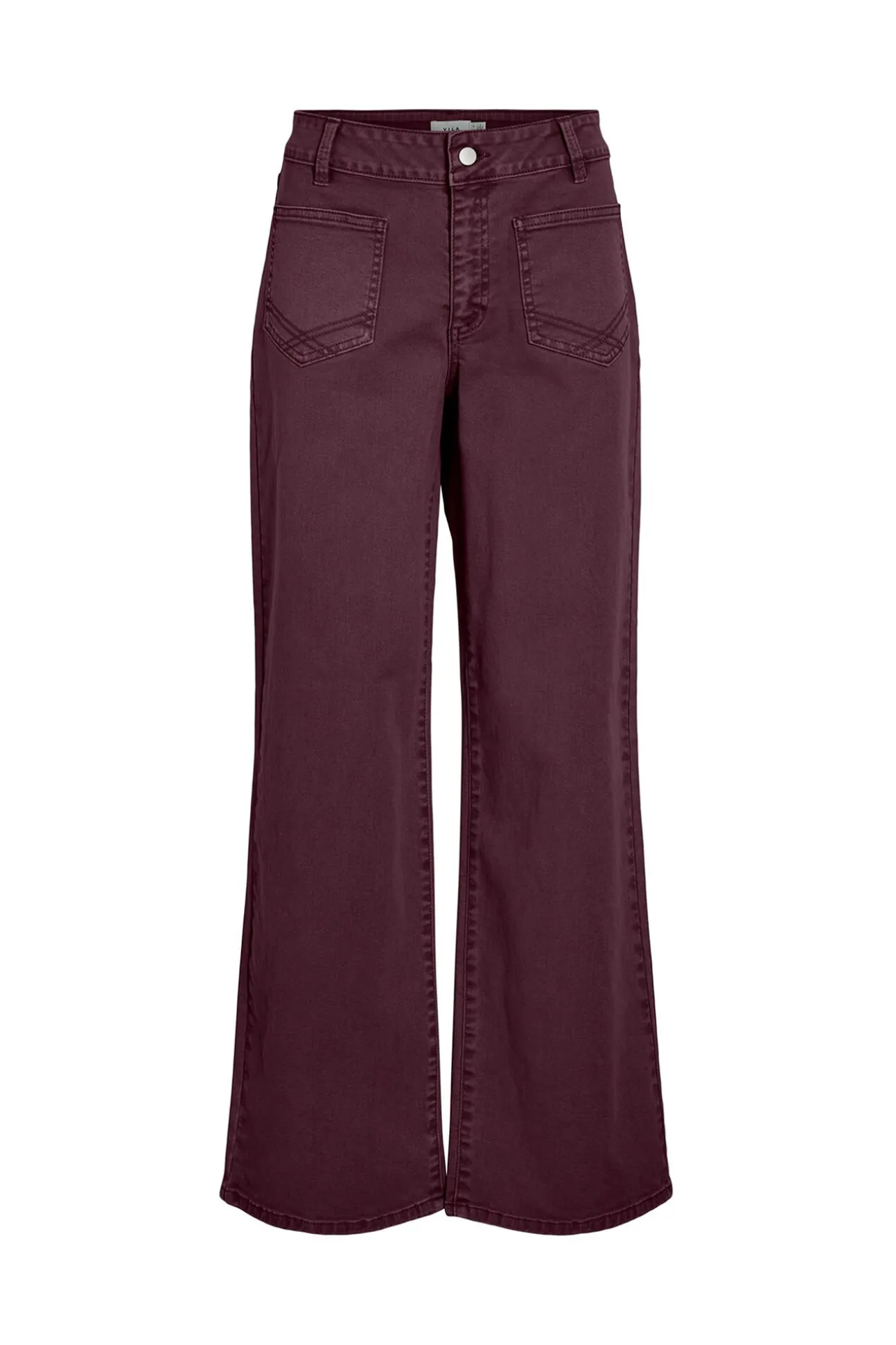 Calça com bolsos frontais