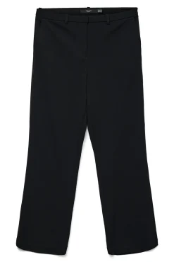 Calça comprida reta curva