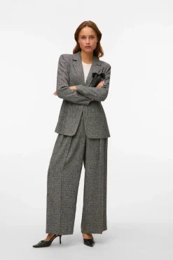 Calça compridas com efeito manchado