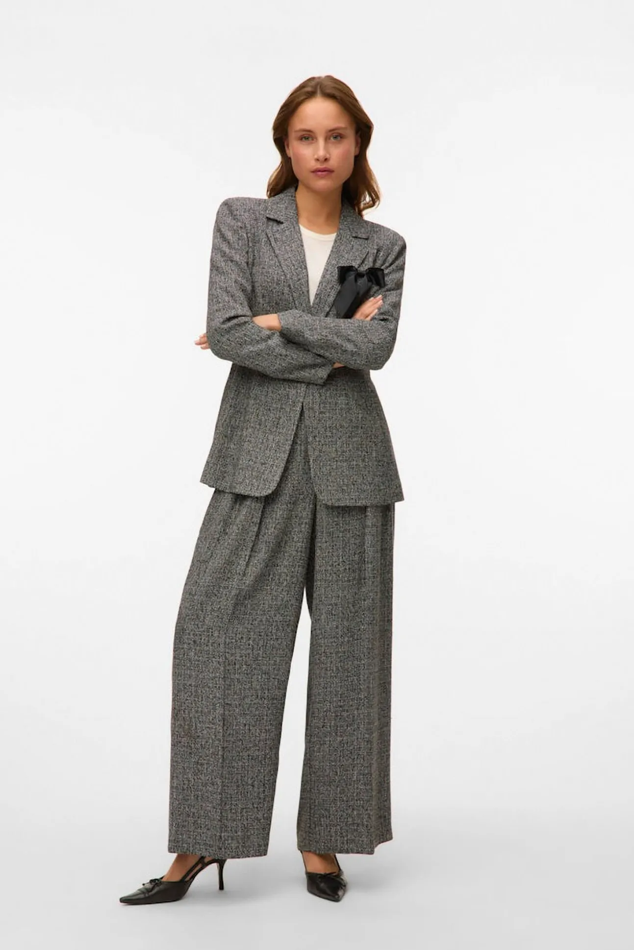 Calça compridas com efeito manchado