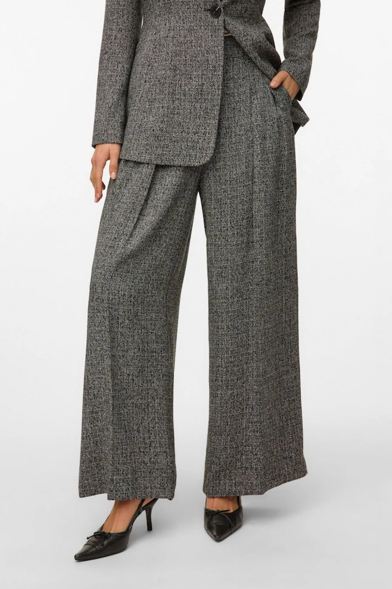 Calça compridas com efeito manchado