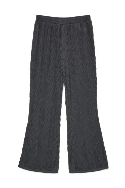 Calça de cintura elástica plus size