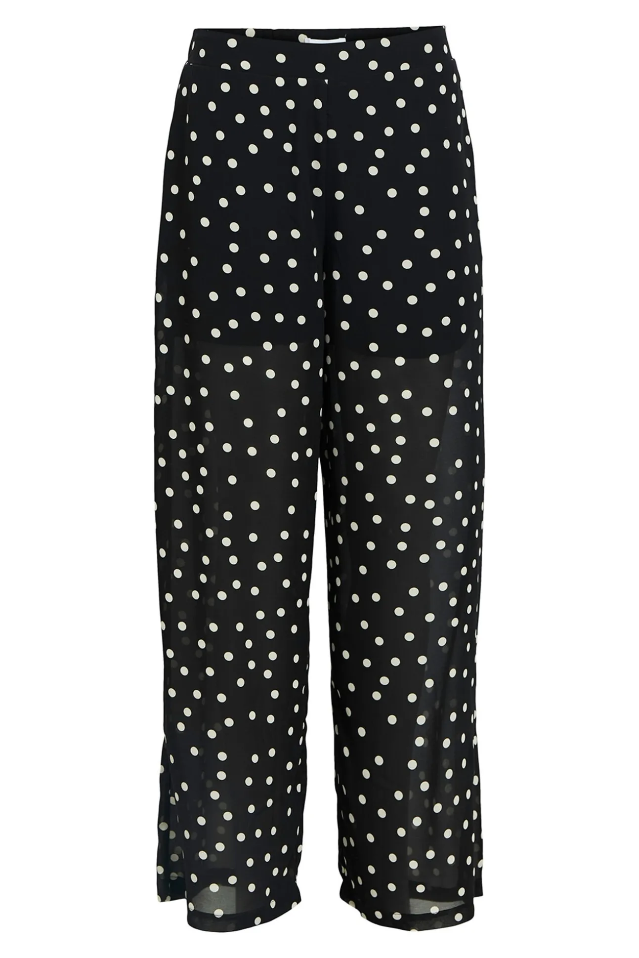 Calça de gaze estampada