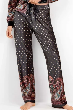 Calça de pijama de veludo